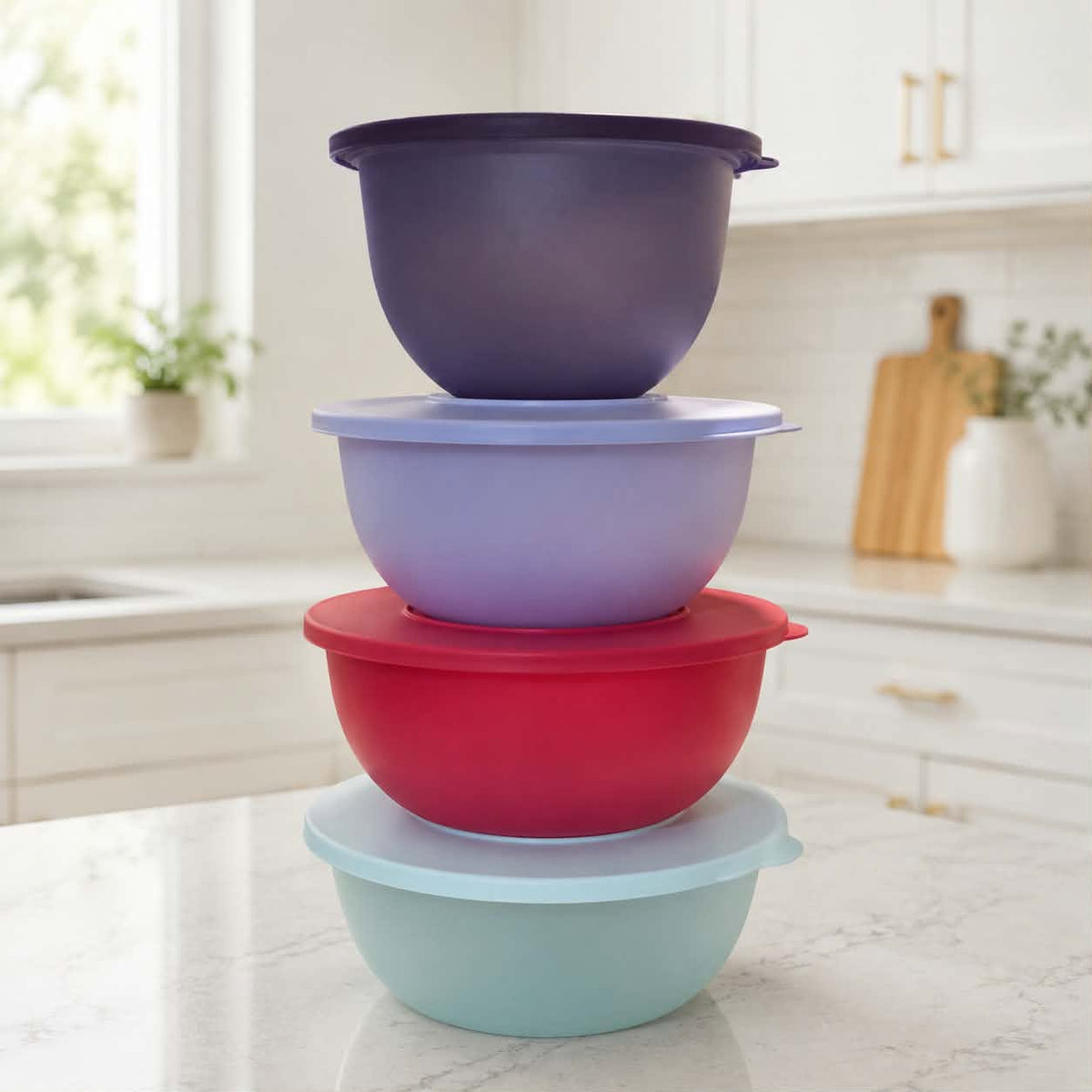Ensemble de 4 Bols Impressions classiques Tupperware