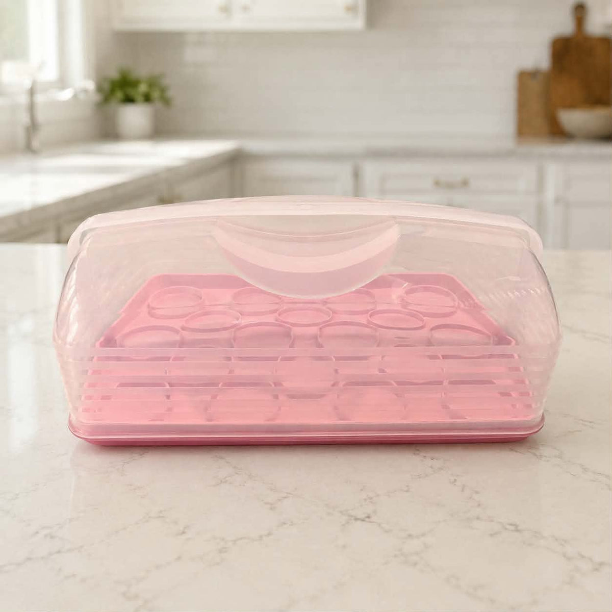 Cloche à gâteau rectangulaire Tupperware
