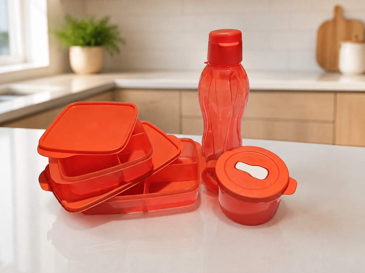 Ensemble lunch Rouge Passion Tupperware