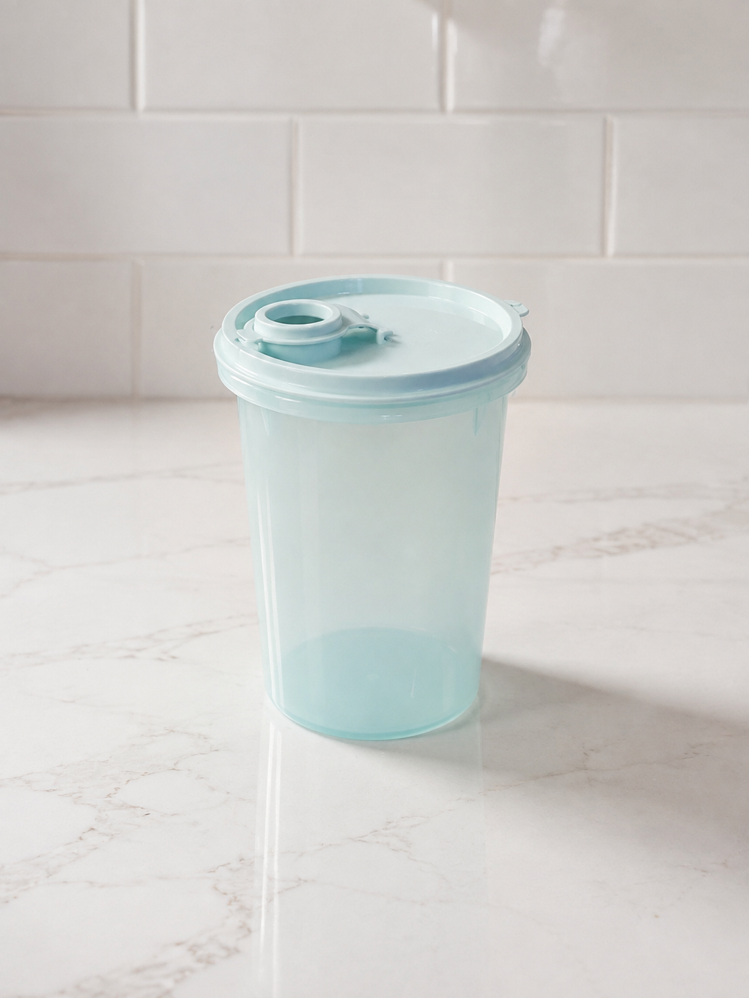 Contenant verseur Tupperware turquoise