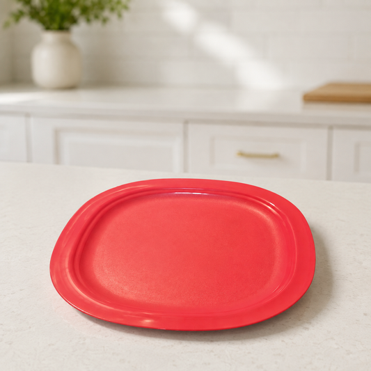 Assiettes Tupperware colorées