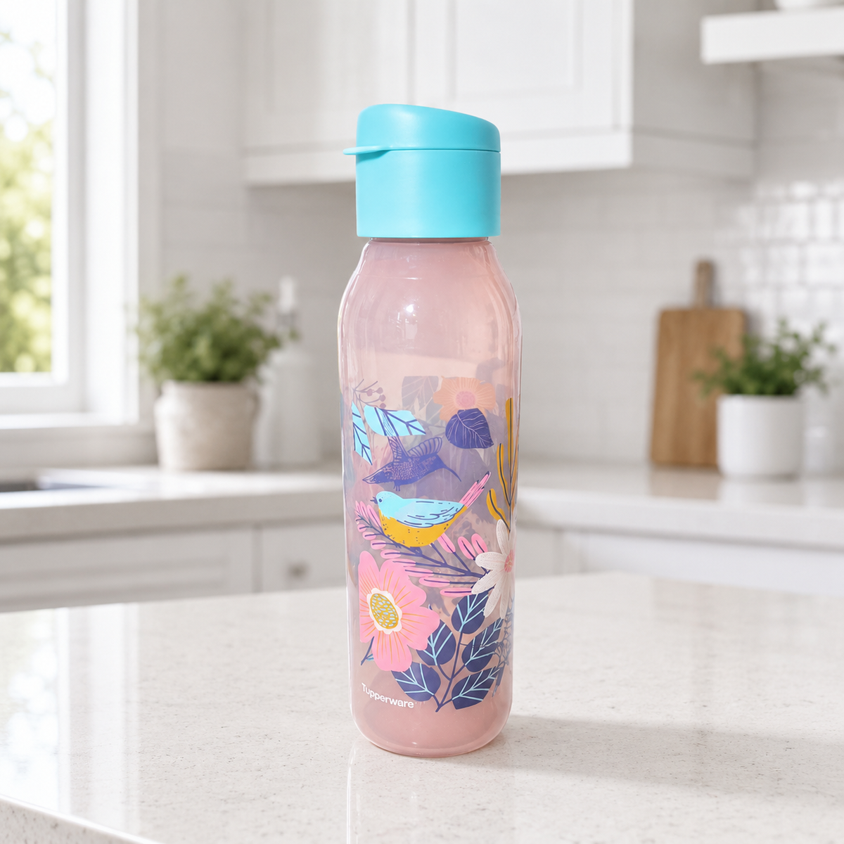 Bouteille Éco Tupperware « Prairie fleurie »