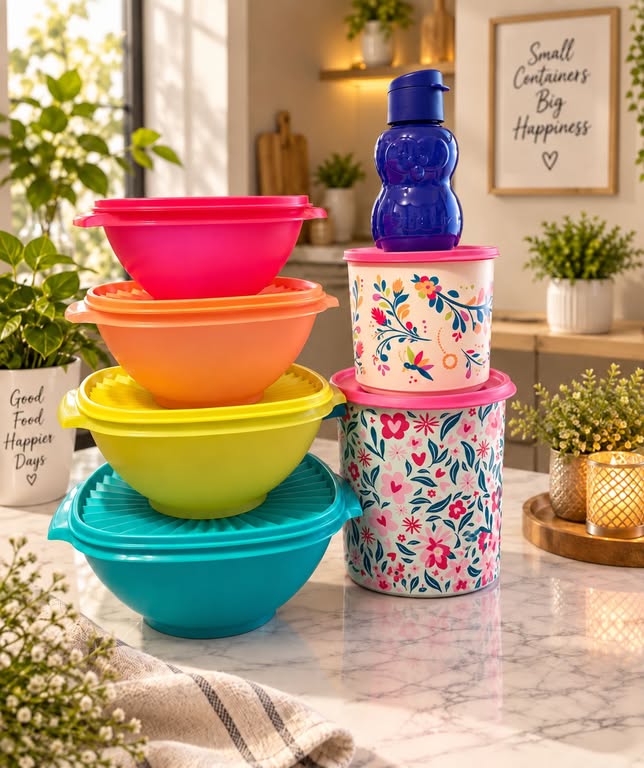 🌸 À VENDRE – Servalier & Garde-ingrédients Tupperware 🌸