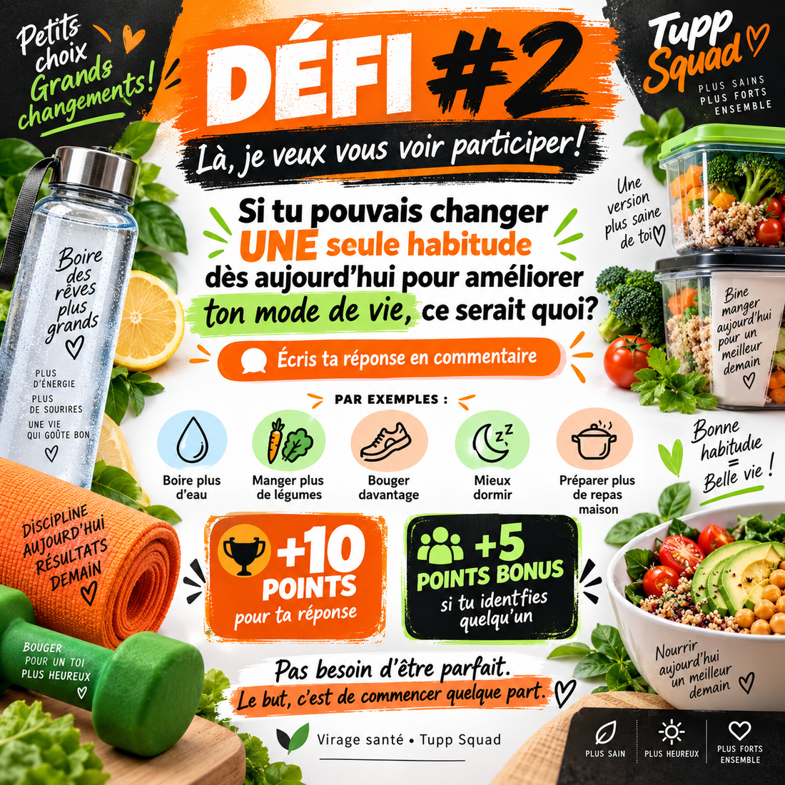 🔥 DÉFI #2 — LÀ, JE VEUX VOUS VOIR PARTICIPER! 🔥