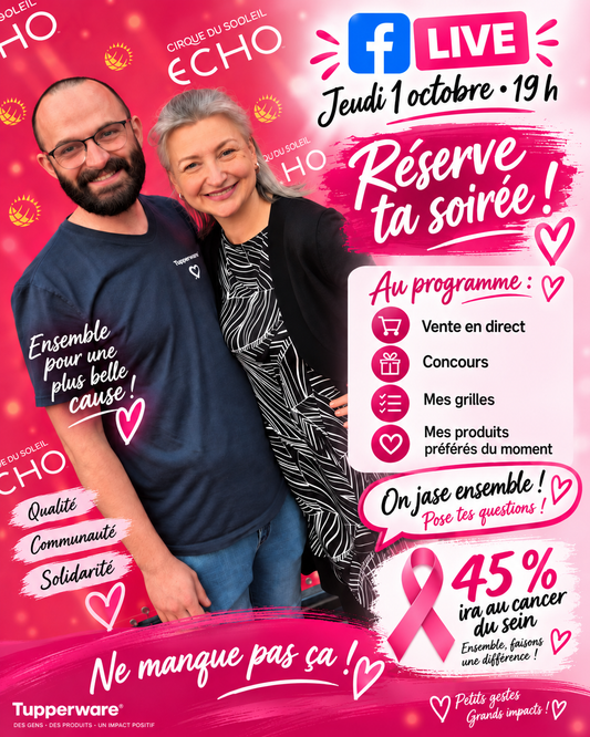 J’ai une admiration immense pour Tupperware Julie Chayer.  Son parcours, sa force et surtout sa résilience...
