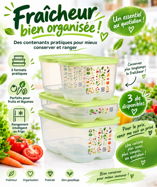 🥬 Fraîcheur, organisation et moins de gaspillage! 💚