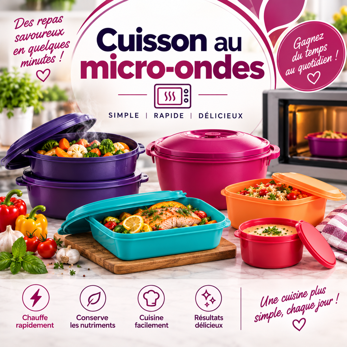 Cuisson au micro-ondes