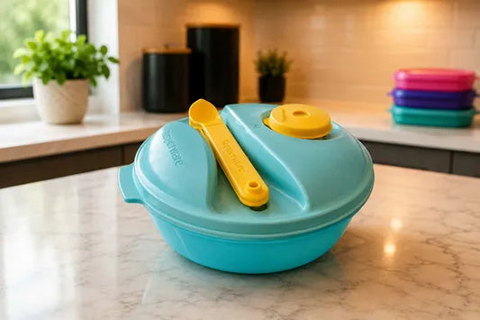 🥗 Round Tupperware Salad Bowl