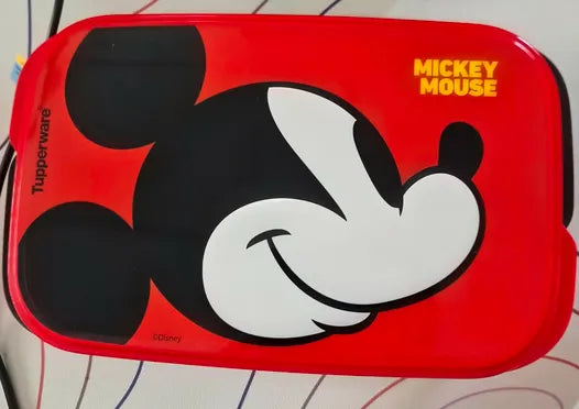 🐭 Mickey Mouse Tupperware Lunch Plate
