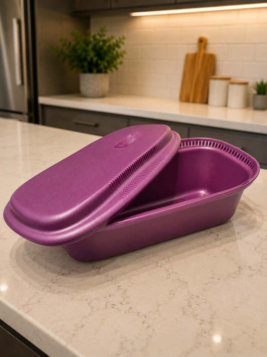 🍝💜 Tupperware Purple Pasta Cooker – Perfect pasta, made easy! 💜🍝