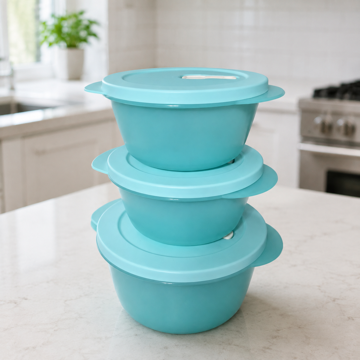 Ensemble Crystal-Ondes Tupperware – 3 contenants