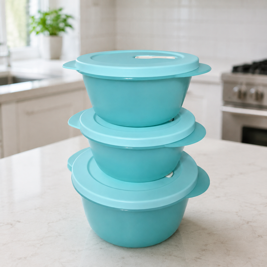 Ensemble Crystal-Ondes Tupperware – 3 contenants