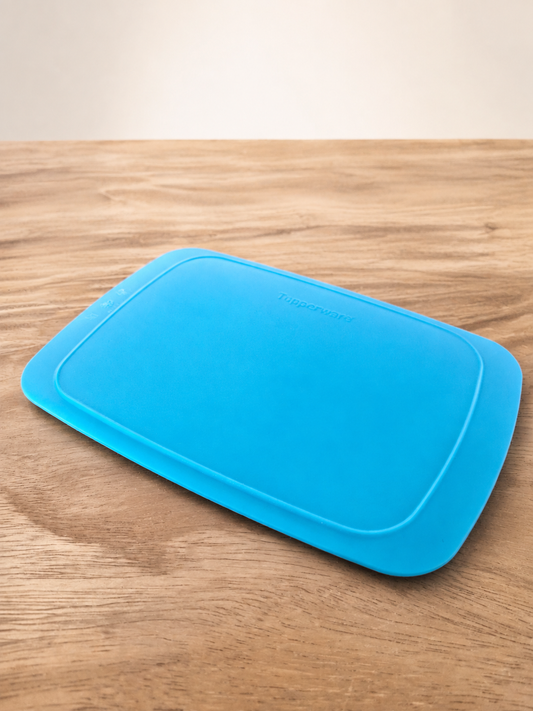 🔵 Planche à découper bleue Tupperware