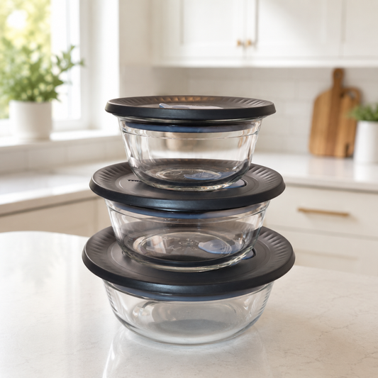 Ensemble de 3 Voilà ronds Tupperware