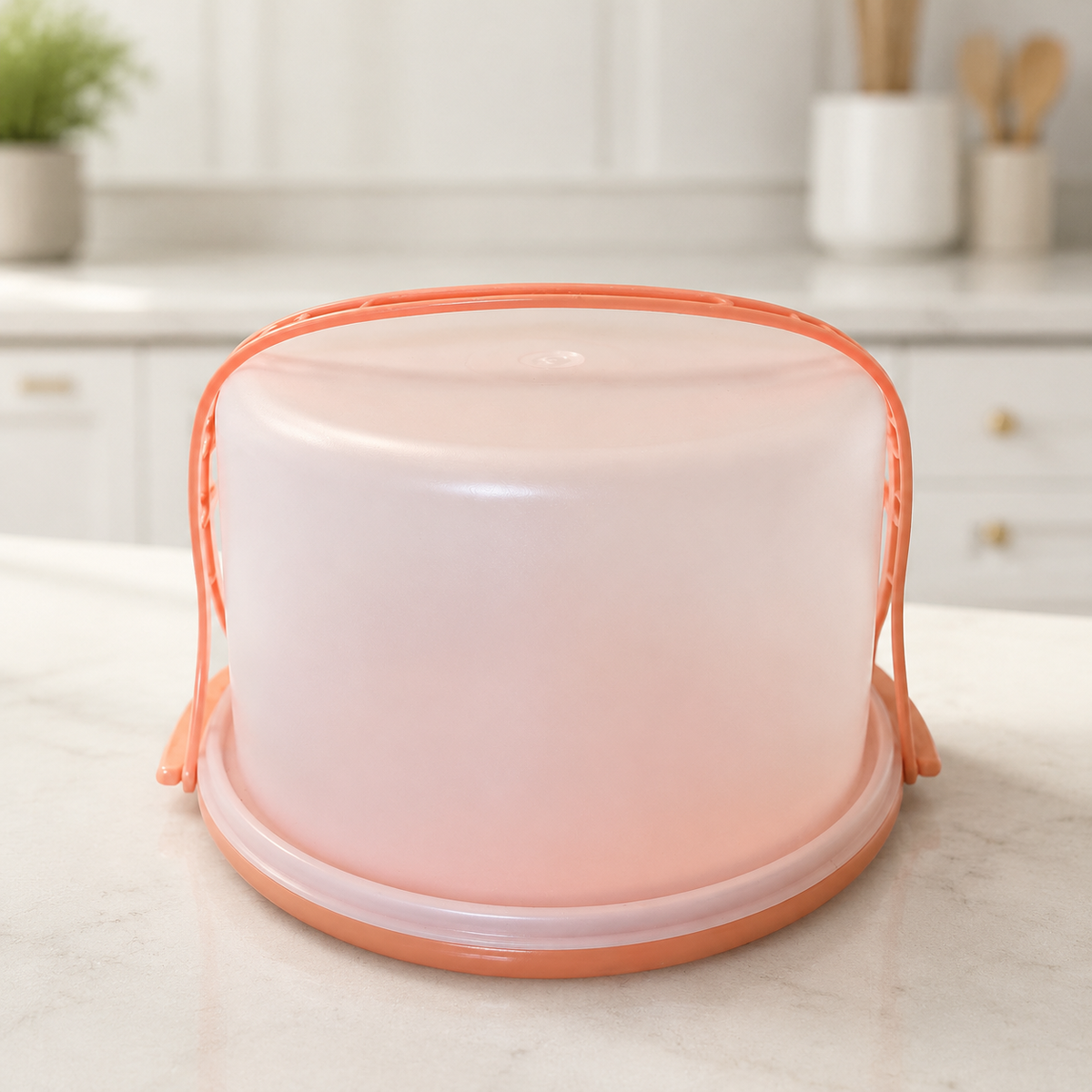 Cloche à gâteau Tupperware avec poignée – 2 couleurs