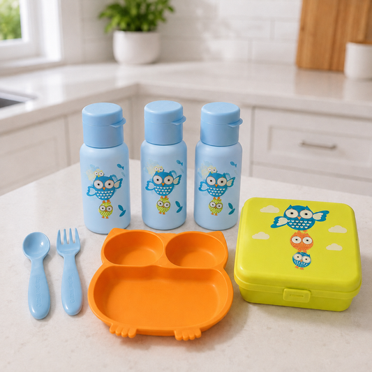 Ensemble repas pour enfants Hiboux – Tupperware